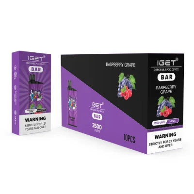 Iget Bar 3500 Puffs Fruit Flavor Iget Legend Disposable Vape Iget Star L7000 Iget Bar Plus 6000 Factory Price