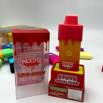 Packs Pod Live Resin Disposable Vape Empty Rechageable Vape E Cigarette Packs Pod Vape