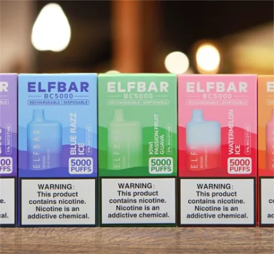 Disposable Wape Elf Amazon Shenzhen Vapes Pen Bc5000 Puffs Vaper 600/1500/2000/5000 Puff E-Cig Pod E Cigarette Vapes Wholesale Price Battery Bar