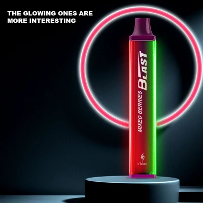 No Tobacco OEM 600 Puffs Disposable Vape Pen Elux Blast Glow Mini E-Cigarette Vape Wholesale EGO