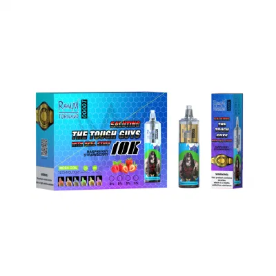 Authentic Randm Tornado 10000 Puffs Disposable Vape Pen E Cigarette Mesh Coil Rechargeable Battery 20ml