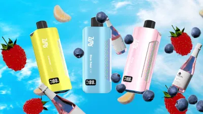 Various Flavor Electronic Cigarette 10000 Puff E Cigarette Digital Screen Zumo Vape