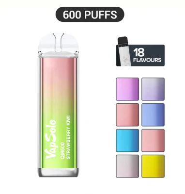 Custom Logo Vape Pen New Crystal Bar Disposable Vape E Cig 2ml 2 Nic Salt Smoke Cigarette Starter Kit 600 Puffs