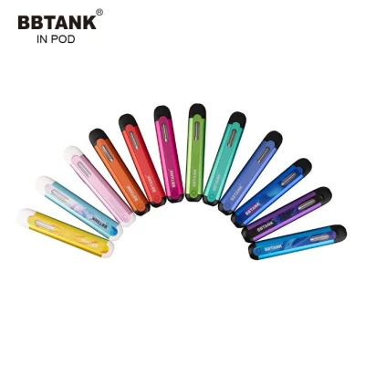 2023 Newest Vapes Vaporizer 2 Ml Bbtank Vape Pen Rechargeable Pod System 350mAh Bbtank in Pod
