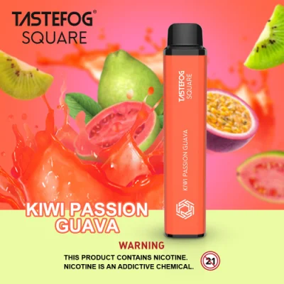 Factory Wholesale Tastefog Square 3500puffs Disposable Vape Pen 0% 2% 5% Vapor Bar Vape 650mAh Type-C Rechargeable Disposable Mini E-Cigarette