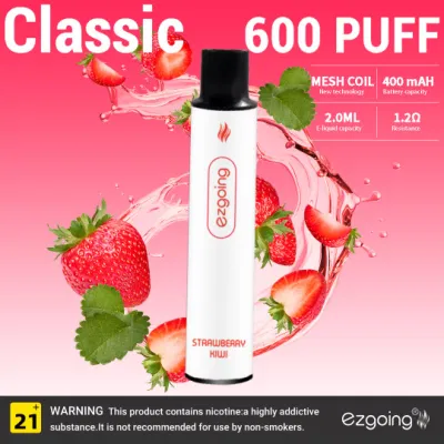 600puff Puffs Tpd-Registered E-Liquid 2ml Super E Hookah Charger