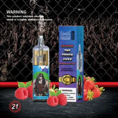Authentic Randm Tornado 10000 Puffs Disposable Vape Pen E Cigarette Mesh Coil Rechargeable Battery 20ml
