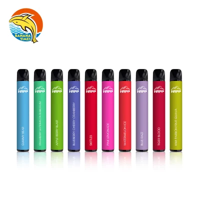 Europe Wholesale Fruit Flavors E-Cigarette 2ml E-Liquid 600 Puffs Vape Pens OEM Tobacco Flavor Disposable Vapes with Mesh Coil