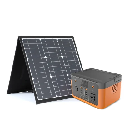 Lithium Battery Storage Solar System Portable Camping Solar Power Pack with USB Charging Port