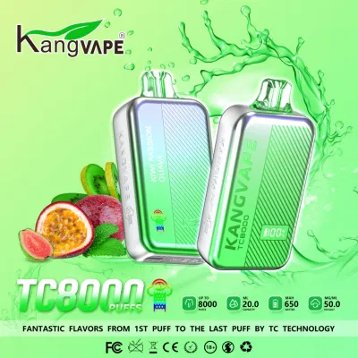 Kangvape Temperature Control 8000 Puffs 650mAh Rechargeable Battery Miami Mint Disposable Vape