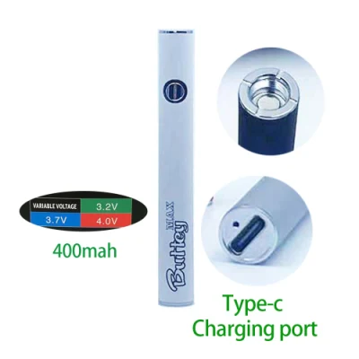 510 Thread Adjustable Voltage Rechargeable Type-C Preheating VV Buttey Max