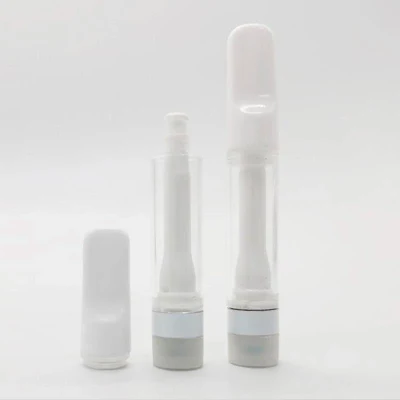 Custom Ecig 0.5ml 1.0m 2ml D8 D9 Delta Oil Hhc Vaporizer Empty 510 Thread Lead Free Glass Tank Vape Atomizer Disposable Full Ceramic Oil Vape Pen Cartridge