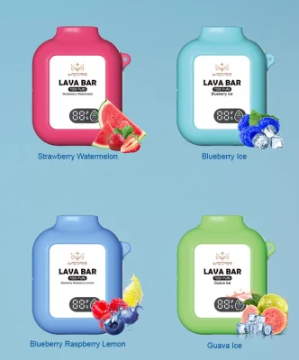 Shenzhen Wholesale Cheap Disposable Vape Lava Bar 7000 Smart Screen Targa Vape
