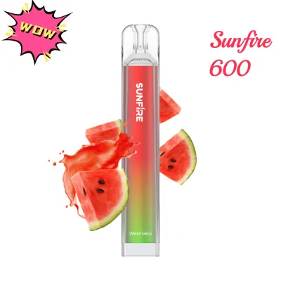 Hot Watermelon Fruit Flavor Disposable Crystal Pen Style Pod Bar 600 700 Puff Empty Extra Vape with Packaging