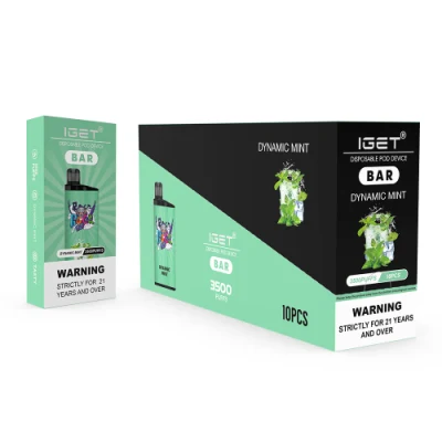 Iget Bar 3500 Puffs Fruit Flavor Iget Legend Disposable Vape Iget Star L7000 Iget Bar Plus 6000 Factory Price