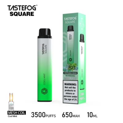 Tastefog Square 3500puffs Electronic Cigarette Disposable Vape Wholesale Price Puff Bar