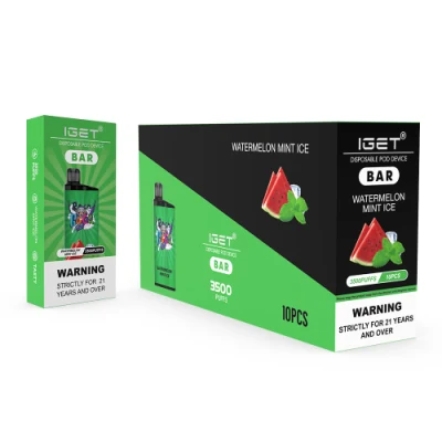 Iget Bar 3500 Puffs Fruit Flavor Iget Legend Disposable Vape Iget Star L7000 Iget Bar Plus 6000 Factory Price