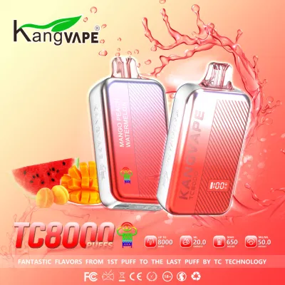 Kangvape Temperature Control 8000 Puffs 650mAh Rechargeable Battery Miami Mint Disposable Vape