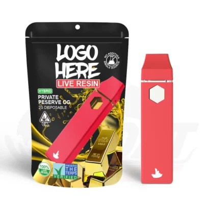 Customize Empty Diposable Vape Packman Pack Man 1st Gen Packaging 2ml 2.0ml 2000mg 2g 2 Grams Thick Oil Live Resin Ceramic Coil Smoking Disposable