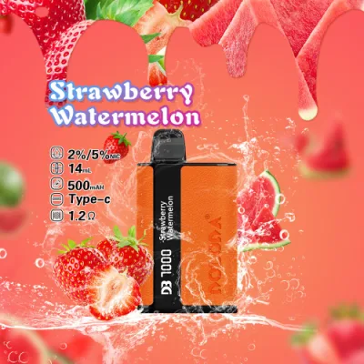 OEM Leather PU Design Disposable E-Cigarette Rechargeable 7000puffs Fruit Flavor Vape