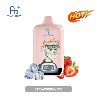 Rechargeable Randm Disposable Vape Fumot Digital Box 12000 Puff 12K Puffs Mesh Coil 20ml Pod Strawberry Kiwi Flavour