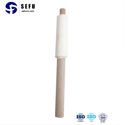 Nonsplashing Fast Disposable Thermocouple Tips with Protective Cotton Tube for Iron Casting