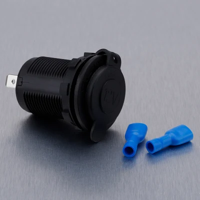 12V High Quality Top Sale Electric Car Charger Universal Red Green Blue LED Cigarette Lighter Power Socket