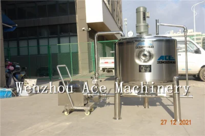 Best Price 1000L Face Cream Emulsion Ketchup Chilli Paste Mayonnaise Making Machine Vacuum Homogenizer