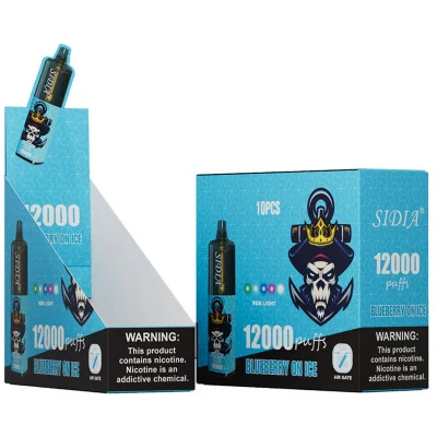 Sidia 12000 Puffs Disposable Vapes Pen 12000 Rechargeable Wholesales I Empty E Cigarette Vape