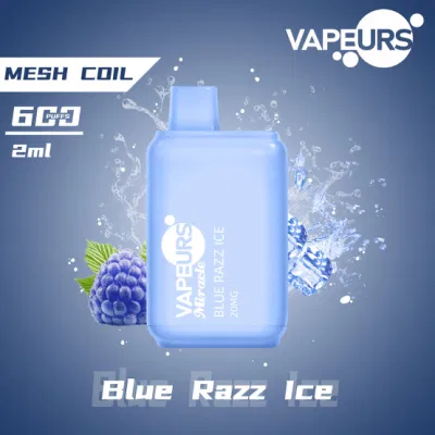 Vapeurs Miracle Mini Square Disposable Vape 600 Puffs 2ml Customized Own Brand