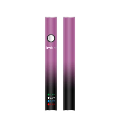 High Quality 350mAh Imini Preheat Battery Variable Voltage Ecigs Bottom Charge with USB 510 Vape Pen Battery for Oil Cart Cartridges Vaporizer Pen Battery