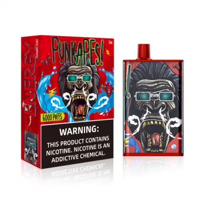 Punk Apes 16ml 6000 Puffs Disposible Vape E-CIGS Adjustable Airflow