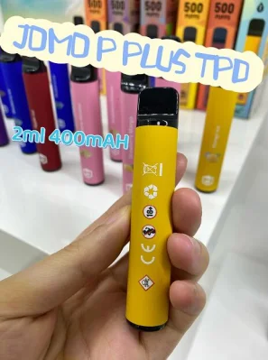 EU UK Hot Selling P Plus Tpd 2ml 600 Puffs Disposable Vape Pen Factory OEM