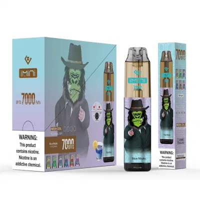 Electronics Authentic Imini Monster 7000 8kpuffs Disposable E Cigarettes Device Powerful Battery 15ml Prefilled Cartridge Mesh Coil Vs Sunfire 7000 9K 15K Puffs