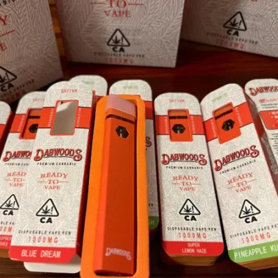Dabwoods Live Resin DAB Hhc Dry Herb Vaporizer Empty Disposable Vape Pen