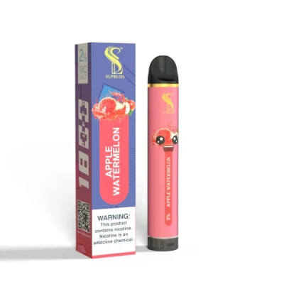 Kiwi Strawberry 12 Colors Supbliss Extra Disposable E Cigarette 1800puffs Electronic Cigarette Pod