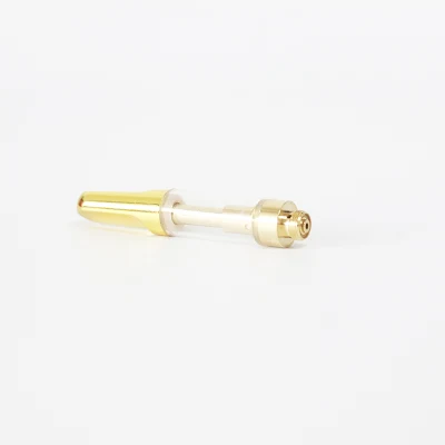 E Cigarette Empty 0.8ml 1ml Ceramic Coil Carts Atomizer Gold Flat Drip Tip Vs Tko Sauce Vape Cartridges Atomizers Vapes Pen