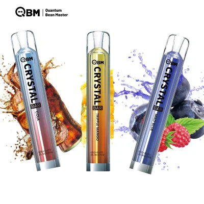 in Stock Now Fast Delivery Vape Disposable Pod Pen 2% Nic Salt E Cig Puff 600 Crystal Vape