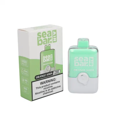 Wholesale Crystal-Bar Disposable Electronic-Cigarette Seabarair 7000puffs Big Box Disposable Vape 8000puffs
