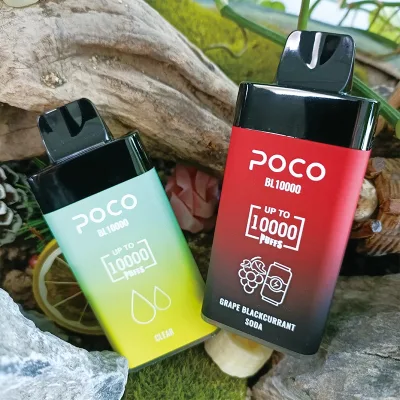 EU USA Warehouse Original 10000 Puffs Disposable Vape Poco Bl10000 Electronic Cigarette Vape Pen Rechargeable Airflow Adjustable 20ml 10 Flaovrs