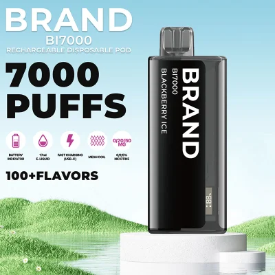 2023 Hidi OEM ODM Private Brand White Label Rechargeable 24 Flavors 7000 Puff Ceramic Mesh Core Display Screen Disposable Vape &nbsp;Loon Max