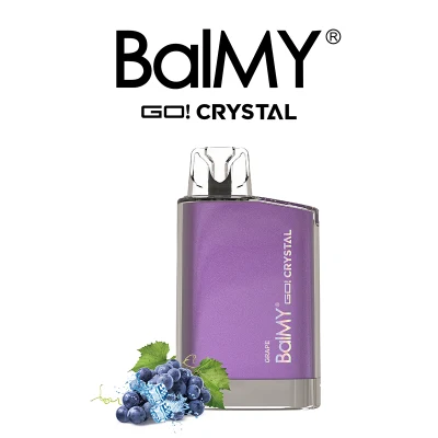A&D New Offer Balmy Go Crystal 600puffs Ecig Tpd Registered Disposable Vape