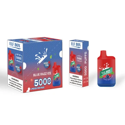 Best 5K Puff Bar Disposable Vapes 5000 Puffs Wape Pen Hookah Mesh Coil Disposable E-Cigarette Wholesale I Vape Pen Elf Box