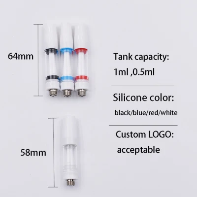 2020 Full Ceramic Cartridge 0.5ml 1.0ml Glass Ceramic Cartridge