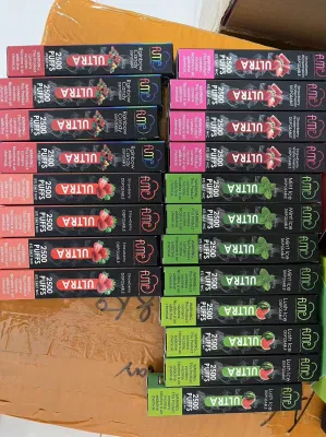 Original Product Fume Extra Ultra 1500/2500puffs Disposable Vape Electronic Cigarette Puff Plus
