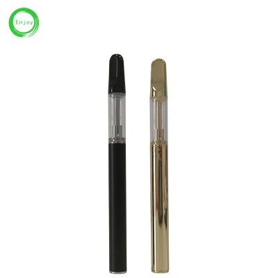  Custom Auto Draw Ceramic Golden Disposable Delta D9 Oil Cart Vaporizer Vape Pen 1.0ml Rechargeable for Thick Oil