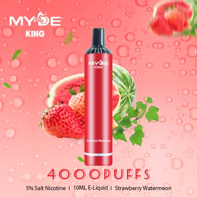 Myde King Hot Sale Vape Factory Wholesale Price Disposable E Cig 4000 Puff Good Taste Vape