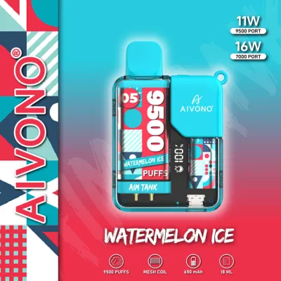 Aivono Aim Tank 9500 Puffs Color LED Screen Display Disposable Vapes