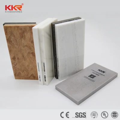 White Marble Artificial Stone Solid Surface Slab for Countertop Buliding Material