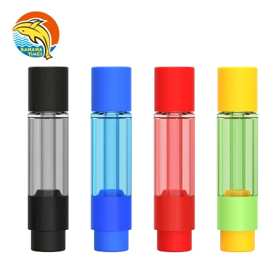 Bb Grade Ceramic Coil Empty 2000mg Vape Carts Glass Tank Vaping Pen Cartridge 0.5ml 1ml All Glass Vape Cartridges